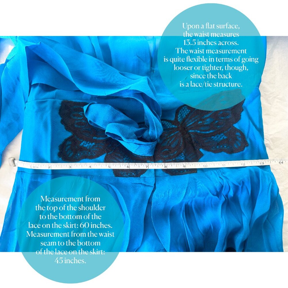 $2545 NWT Current Collection Agent Provocateur Aymee Silk Lace Kimono Robe Dress - Picture 13 of 14